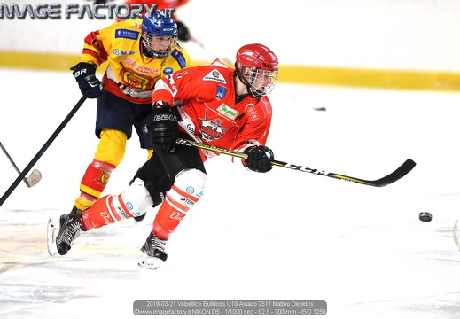 2019-03-21 Valpellice Bulldogs U19-Asiago (3-2)